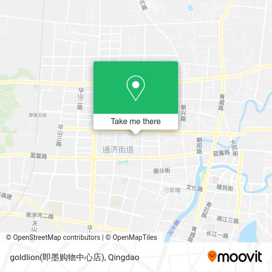 goldlion(即墨购物中心店) map
