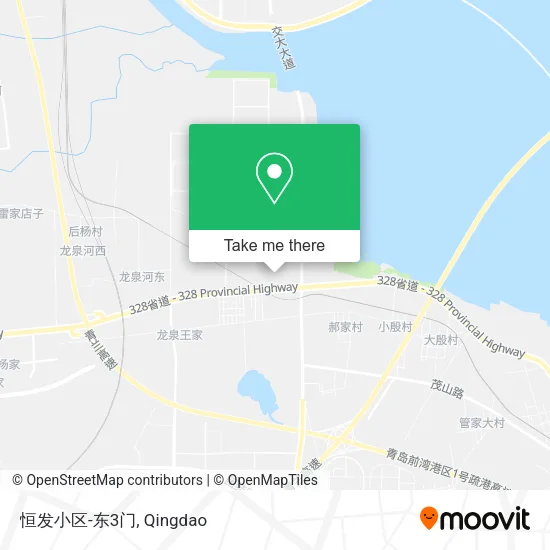 恒发小区-东3门 map