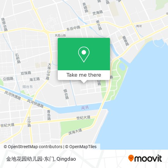 金地花园幼儿园-东门 map