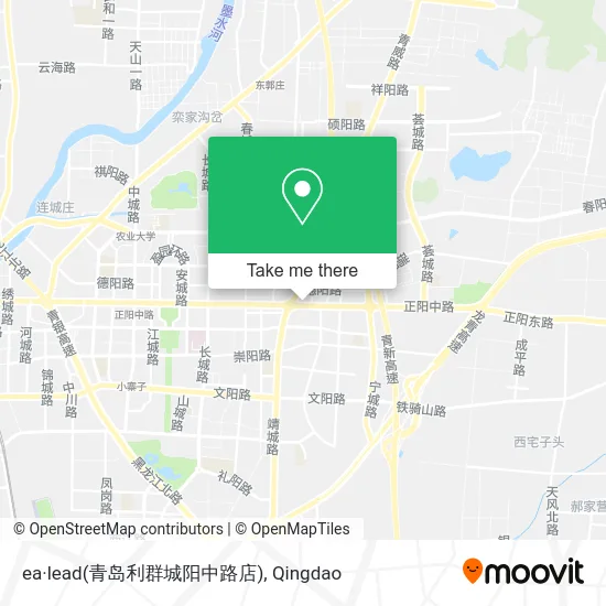 ea·lead(青岛利群城阳中路店) map