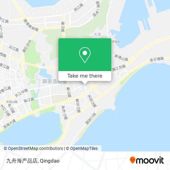 九舟海产品店 map