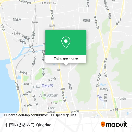 中南世纪城-西门 map
