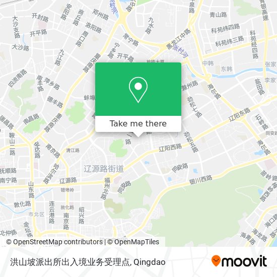 洪山坡派出所出入境业务受理点 map