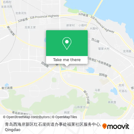 青岛西海岸新区红石崖街道办事处福莱社区服务中心 map