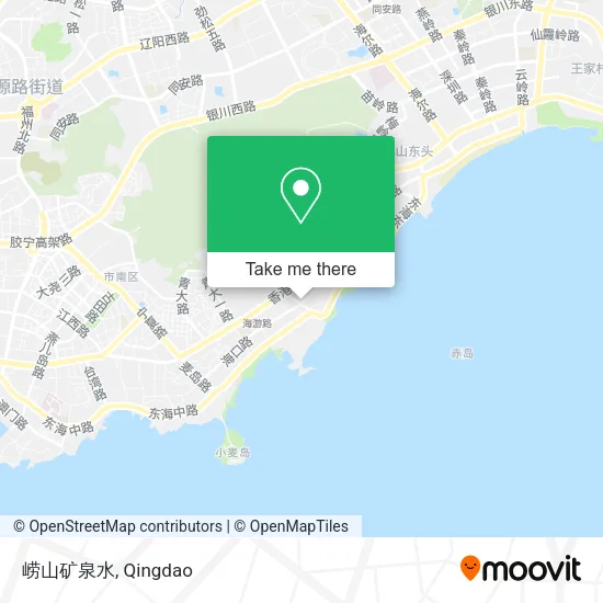 崂山矿泉水 map
