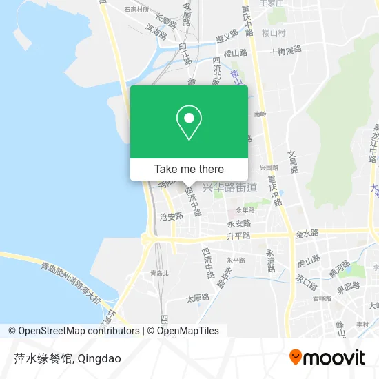 萍水缘餐馆 map