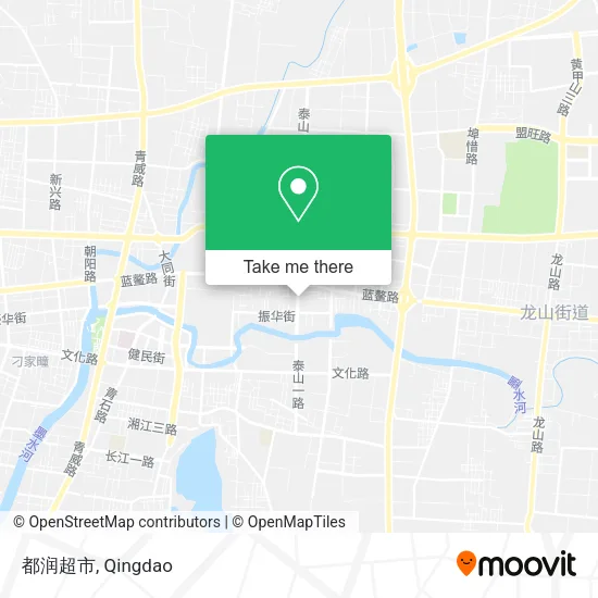 都润超市 map
