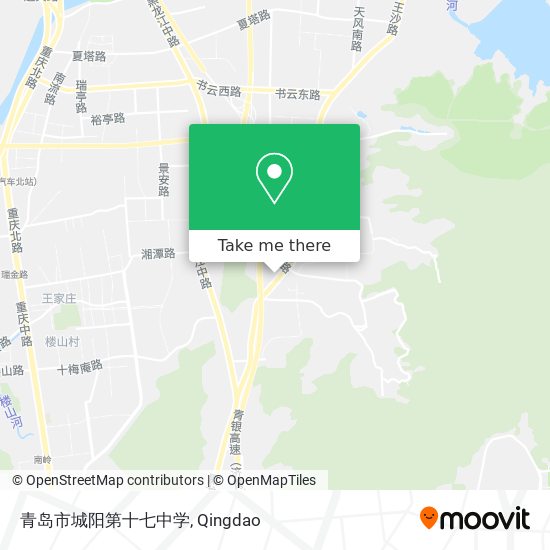 青岛市城阳第十七中学 map