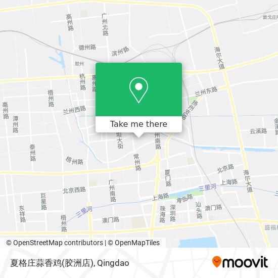 夏格庄蒜香鸡(胶洲店) map