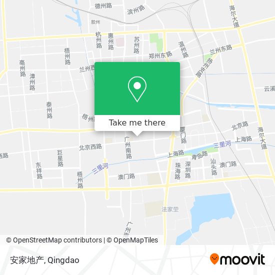 安家地产 map