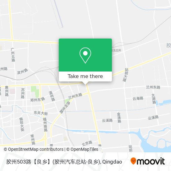 胶州503路【良乡】(胶州汽车总站-良乡) map