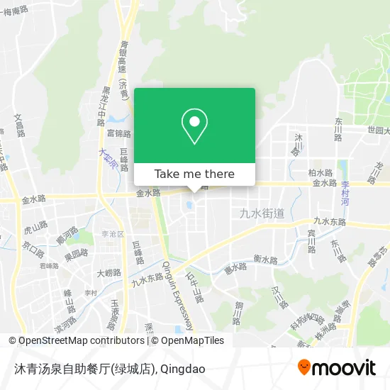 沐青汤泉自助餐厅(绿城店) map