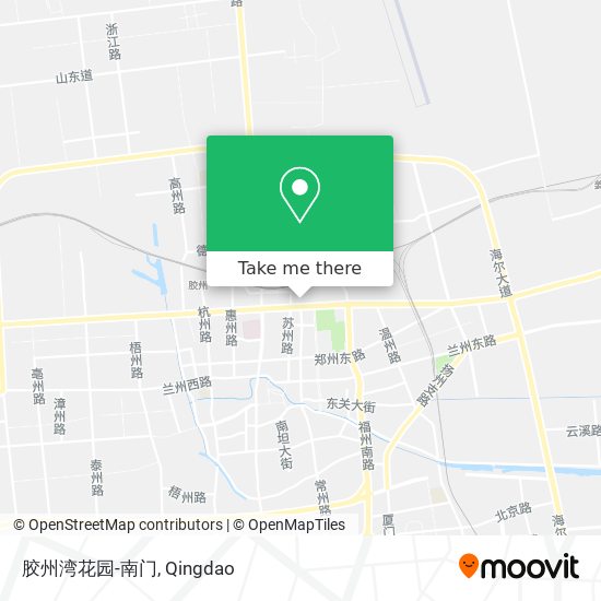 胶州湾花园-南门 map