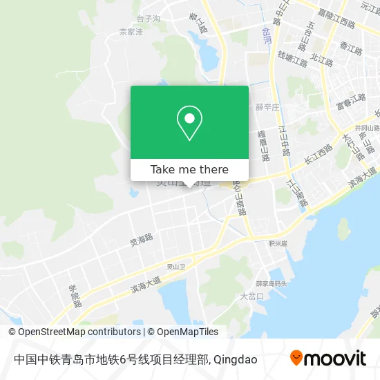 中国中铁青岛市地铁6号线项目经理部 map