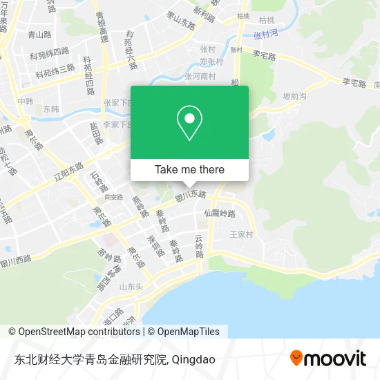 东北财经大学青岛金融研究院 map