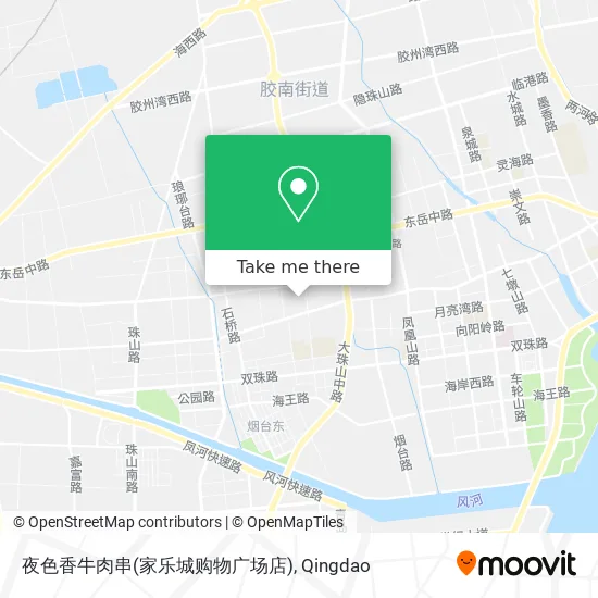 夜色香牛肉串(家乐城购物广场店) map