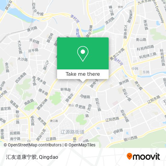 汇友道康宁胶 map