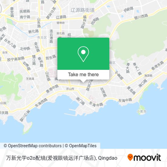 万新光学o2o配镜(爱视眼镜远洋广场店) map