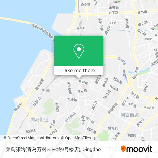 菜鸟驿站(青岛万科未来城9号楼店) map