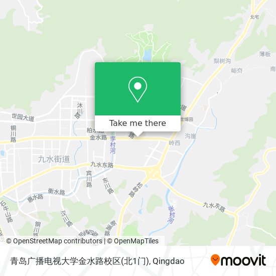 青岛广播电视大学金水路校区(北1门) map