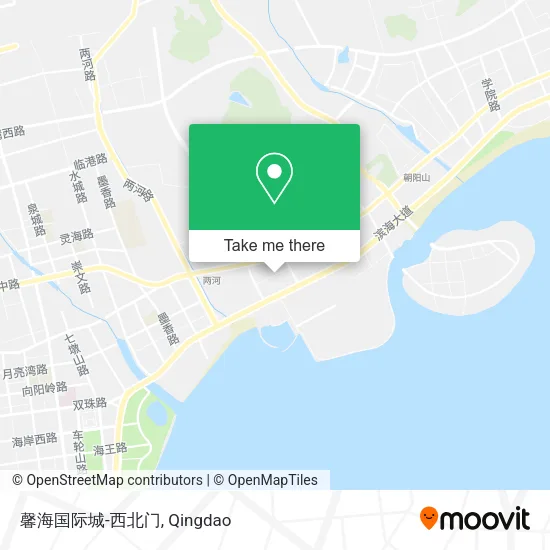馨海国际城-西北门 map