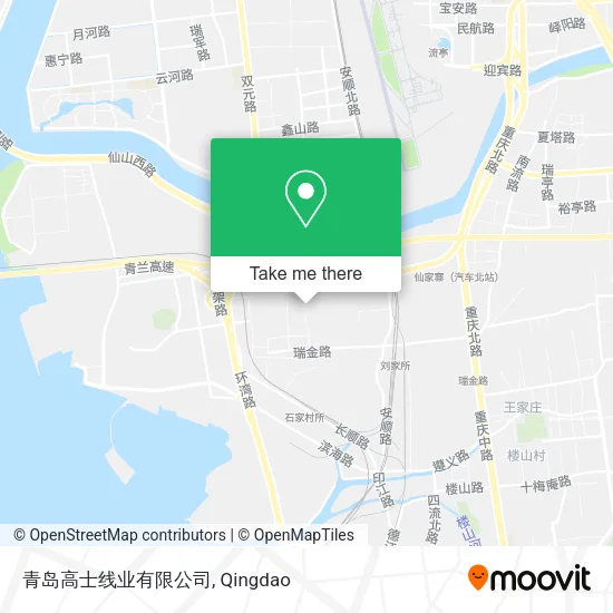 青岛高士线业有限公司 map