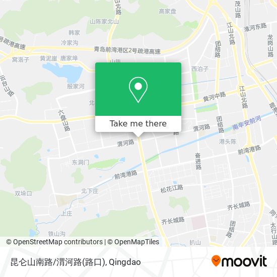 昆仑山南路/渭河路(路口) map