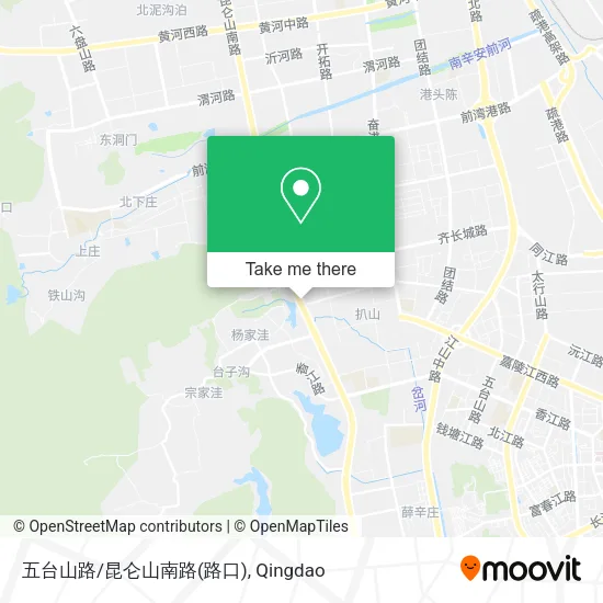 五台山路/昆仑山南路(路口) map