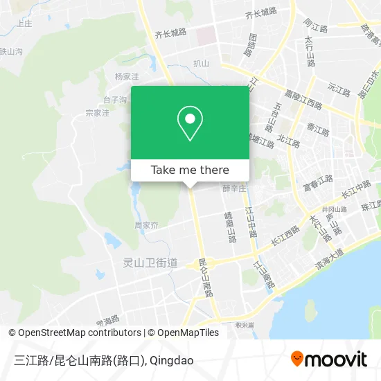 三江路/昆仑山南路(路口) map