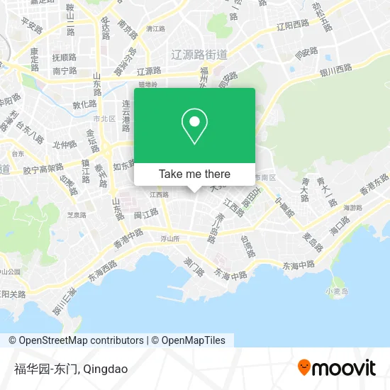 福华园-东门 map