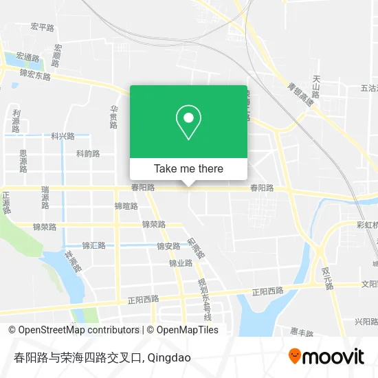 春阳路与荣海四路交叉口 map