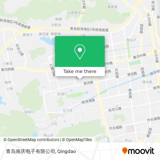 青岛南庆电子有限公司 map