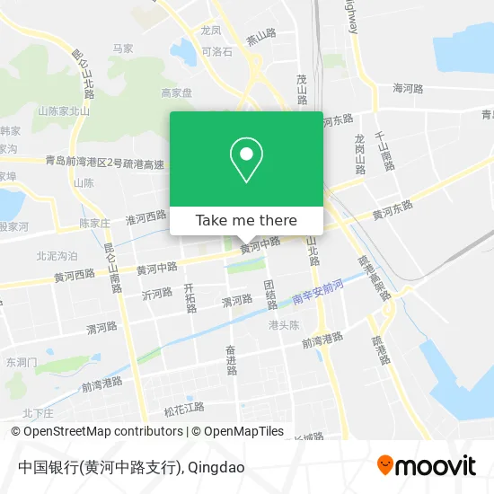 中国银行(黄河中路支行) map