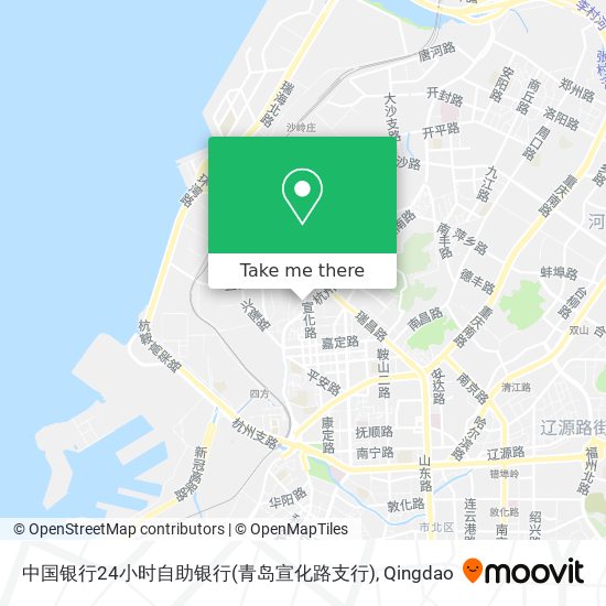 中国银行24小时自助银行(青岛宣化路支行) map