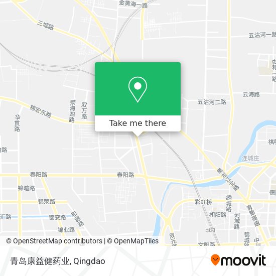 青岛康益健药业 map