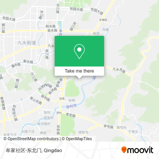 牟家社区-东北门 map