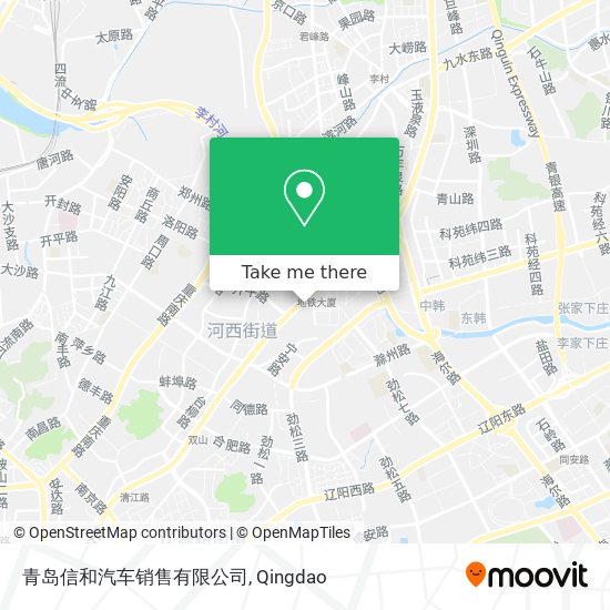 青岛信和汽车销售有限公司 map