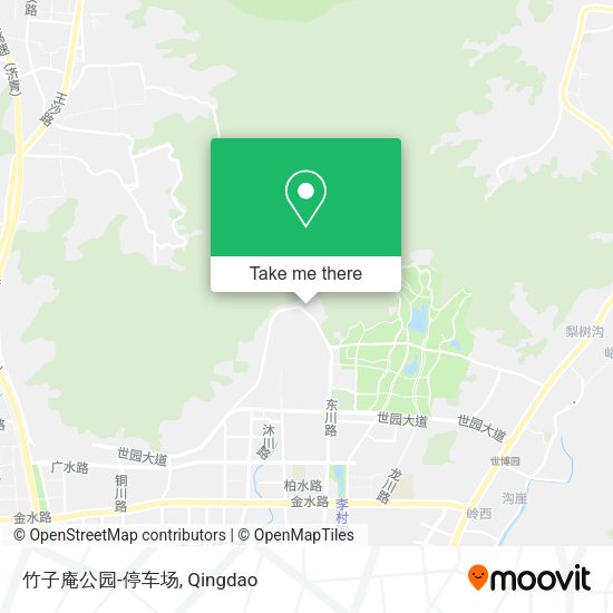 竹子庵公园-停车场 map