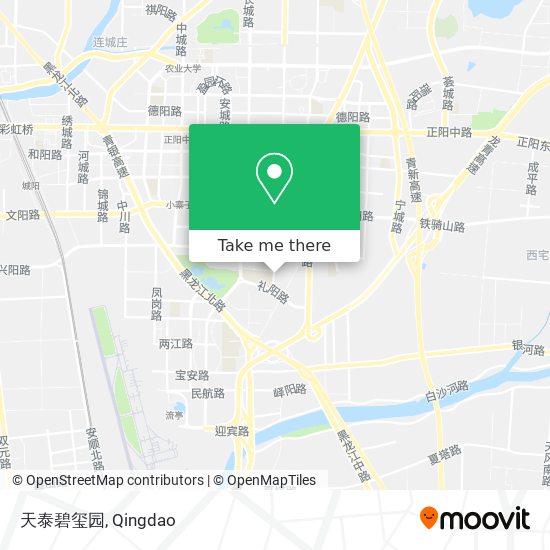 天泰碧玺园 map