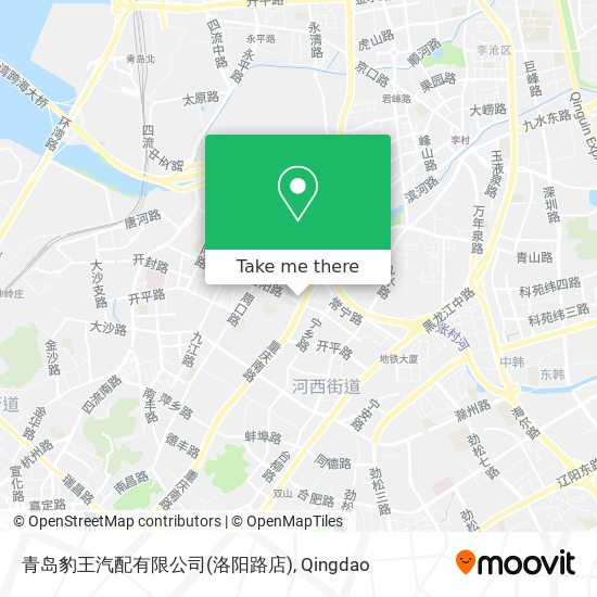 青岛豹王汽配有限公司(洛阳路店) map