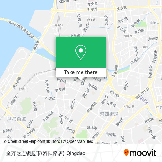 金万达连锁超市(洛阳路店) map