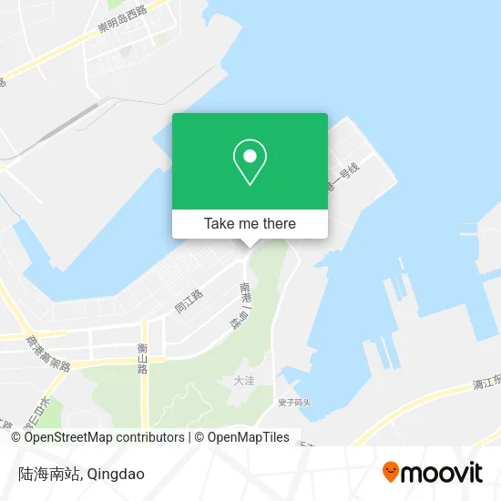 陆海南站 map
