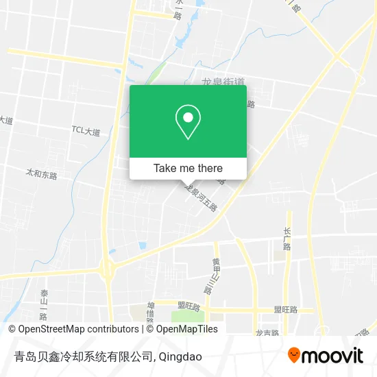 青岛贝鑫冷却系统有限公司 map