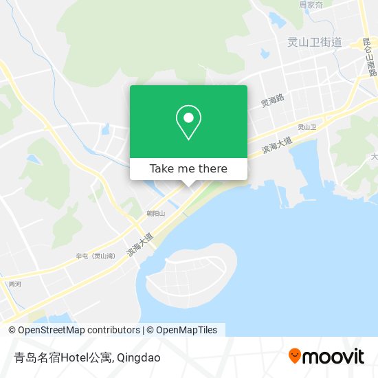 青岛名宿Hotel公寓 map