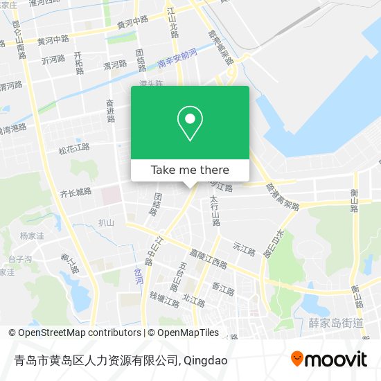 青岛市黄岛区人力资源有限公司 map