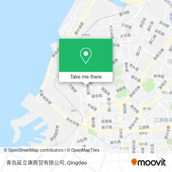 青岛延立康商贸有限公司 map
