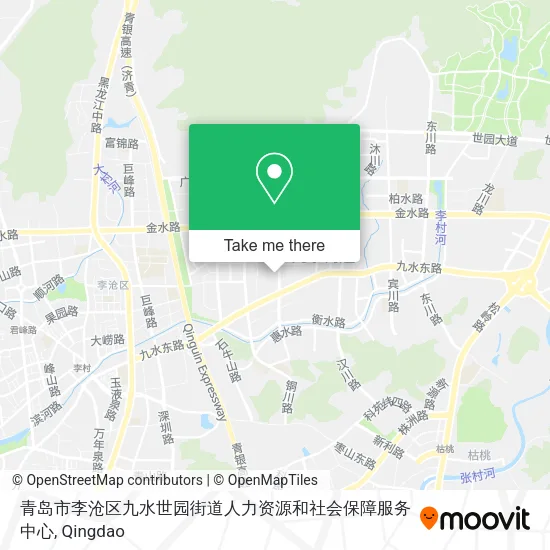 青岛市李沧区九水世园街道人力资源和社会保障服务中心 map