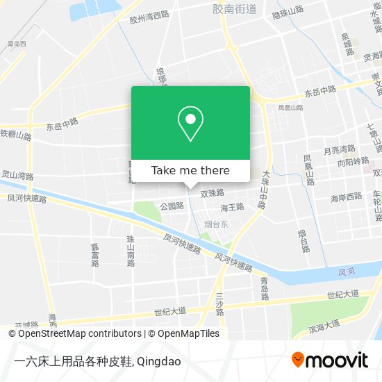 一六床上用品各种皮鞋 map