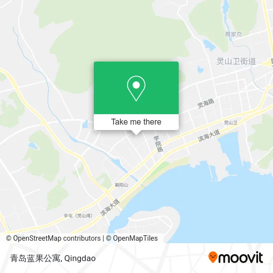 青岛蓝果公寓 map