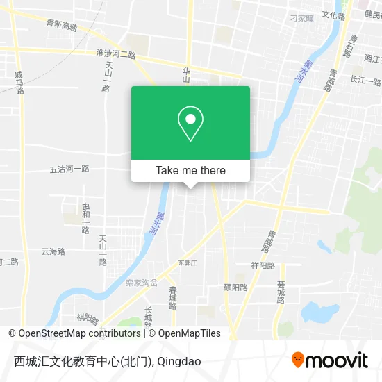 西城汇文化教育中心(北门) map